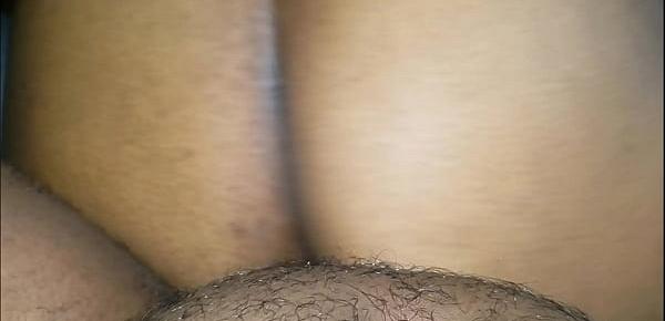  BLACK BUBBLE BUTT GETS POUNDED AND CREAMED DEEP INSIDE